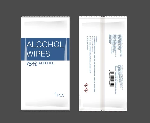 75%ALCOHOL WIPES 포장