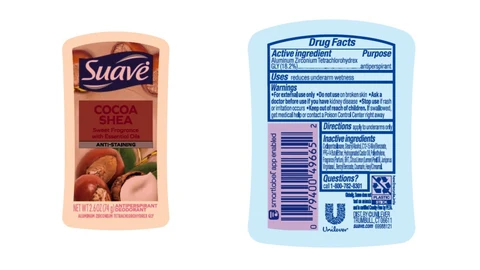 Suave packaging