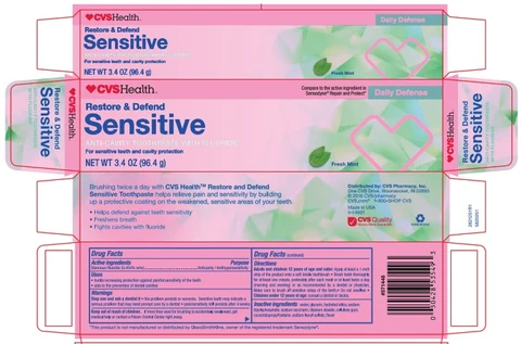 CVS PharmacyRestore and Defend 포장
