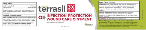 terrasil Infection Protection Wound Care 포장
