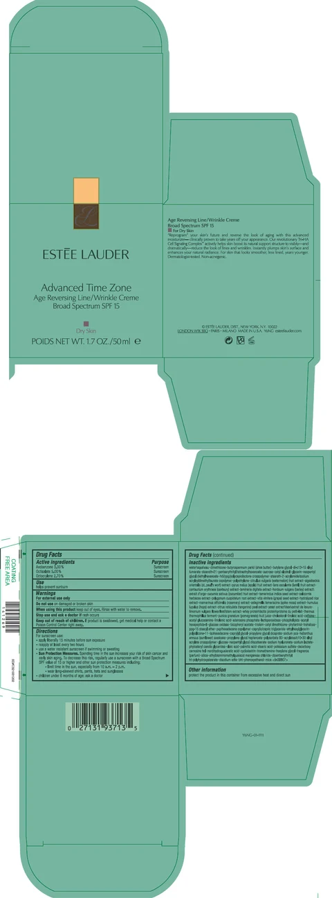 ADVANCED TIME ZONE AGE REVERSING LINE WRINKLE BROAD SPECTRUM SPF 15 DRY SKIN 포장