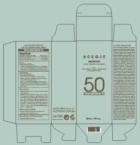 ACCOJE PROTECTIVE AIR-FIT MINERAL SUNSCREEN 포장