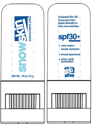 SnowSkin Sunscreen Zinc 포장