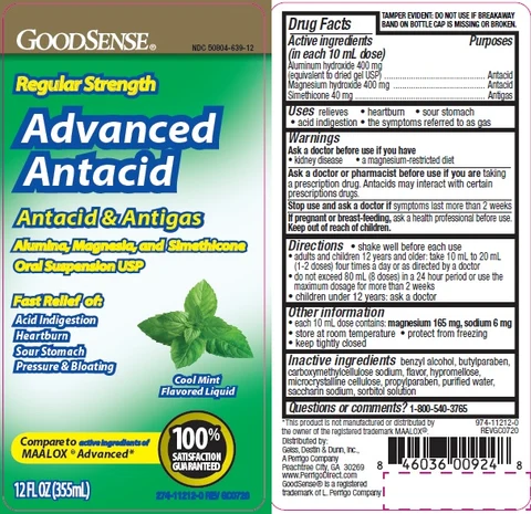 ADVANCED ANTACID MINT 포장