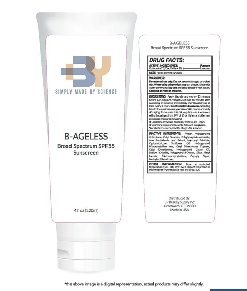 B-AGELESS Broad Spectrum SPF55 Sunscreen 포장