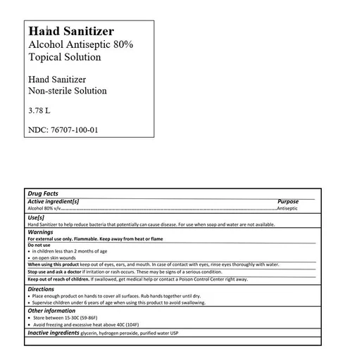 Hand Sanitizer packaging