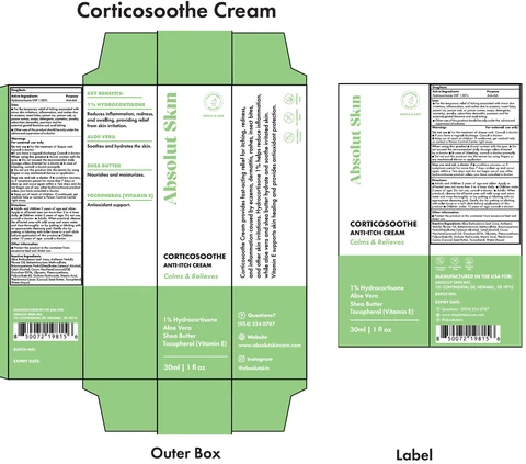 Absolut Skin Corticosoothe Anti-Itch packaging