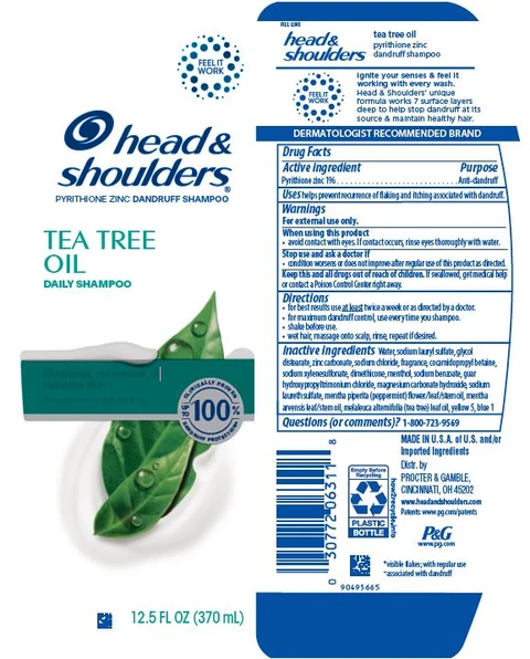 Head and Shoulders Tea Tree Oil Daily packaging