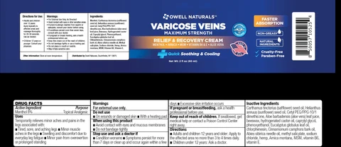 VARICOSE VEINS MAXIMUM STRENGTH 포장