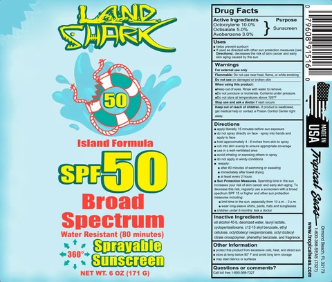 Land Shark SPF 50 packaging