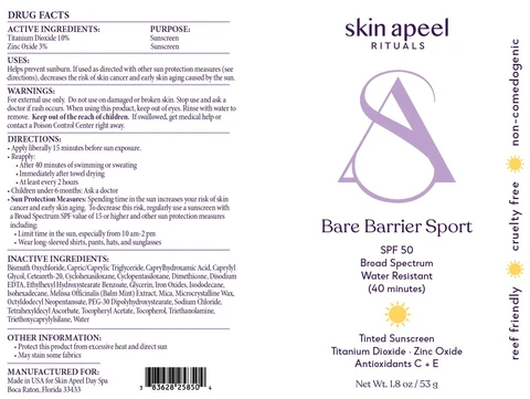 Bare Barrier Sport 포장