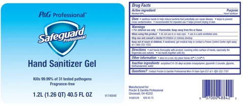 SafeguardHand Sanitizer 포장