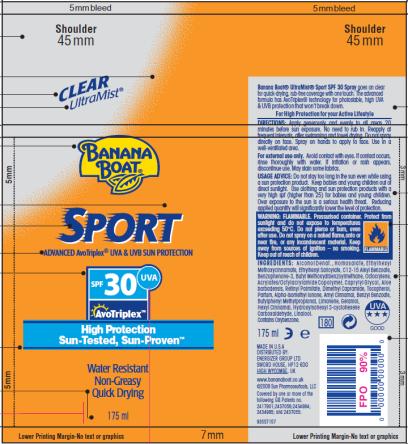 Banana Boat Sport SPF 30 포장