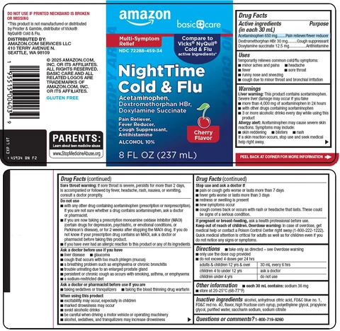 basic care nighttime cold and flu 포장