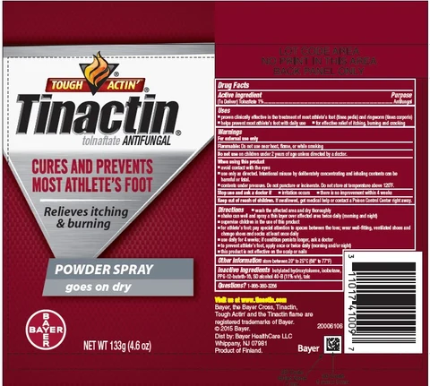 Tinactin packaging