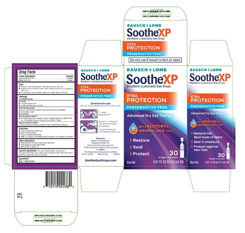 Soothe XP Preservative Free packaging
