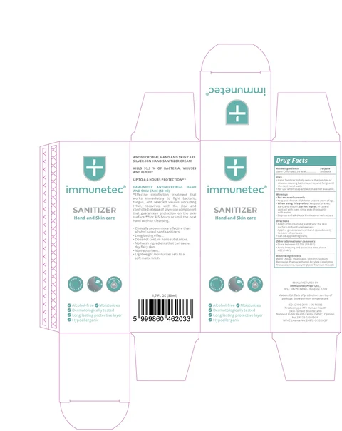 Sanitizer Hand and Skin Care 포장