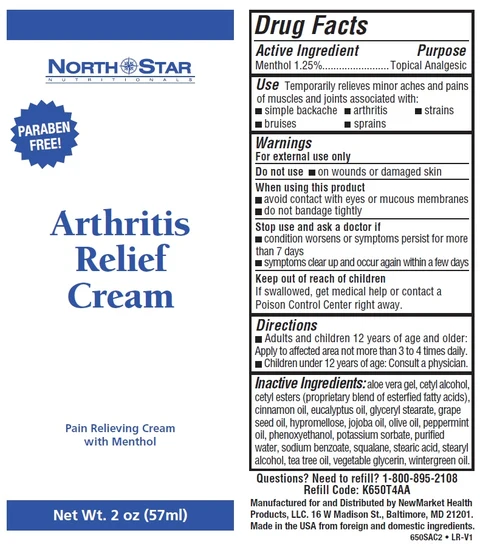 Arthritis Relief Cream 포장