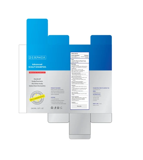 DERPHEA Advanced Scalp Shampoo. 포장