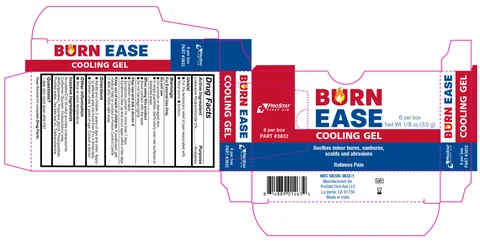 Burn Ease packaging