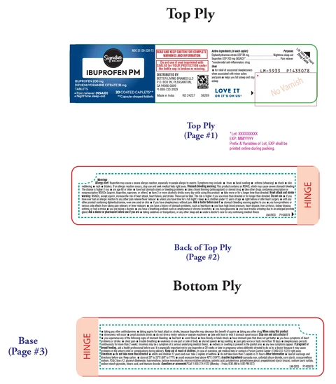 Ibuprofen and Diphenhydramine Citrate 포장