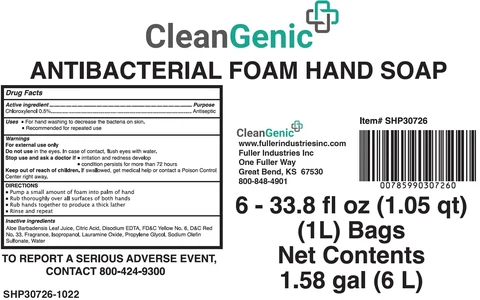 CleanGenic Antibacterial Foam Hand 포장