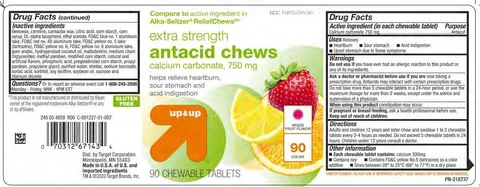 Target Antacid Fruit Chews packaging