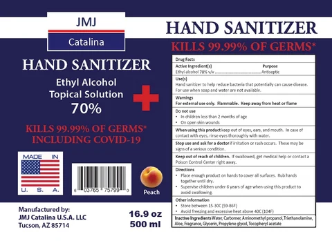 JMJ Catalina packaging