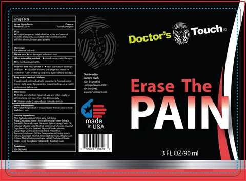 DOCTORS TOUCH Erase The Pain 포장