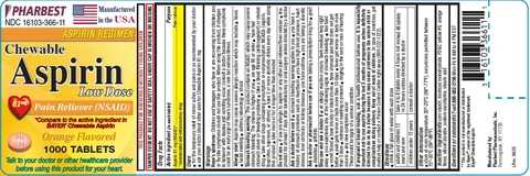 Low Dose Aspirin packaging