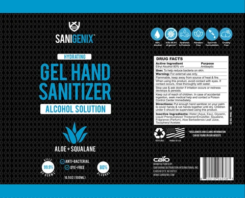 SGX80 Gel 500 mL