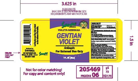 Sanar Naturals Gentian Violet 포장