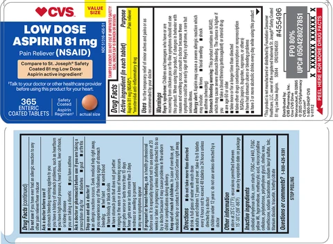 Low Dose Aspirin packaging