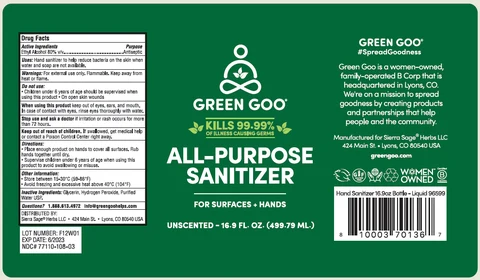 ALL-PURPOSE SANITIZER 포장
