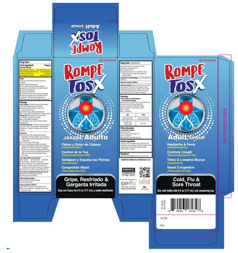 Rompe Tos X Adults packaging