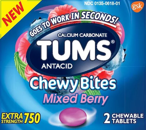 Tums Chewy Bites 포장