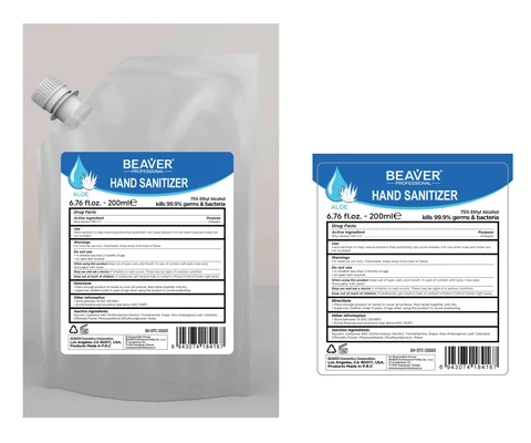 HAND SANITIZER 포장