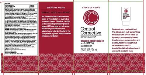 CONTROL CORRECTIVE TINTED MOISTURIZERSPF-30 SUNSCREEN packaging