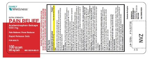Acetaminophen Extra Strength 포장