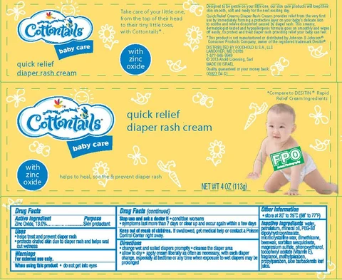 Quick Relief Creamy Diaper Rash 포장