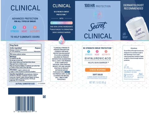 Secret Clinical Stress Response Soft 포장