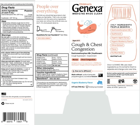Childrens Cough and Chest Congestion packaging