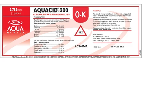 AQUACID-200 포장