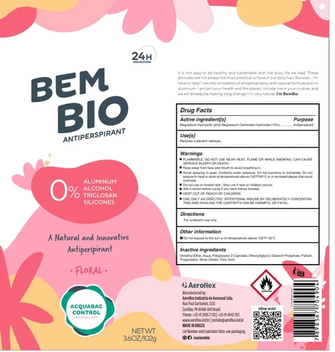 Bem Bio Antiperspirant floral 포장