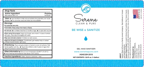 Serene Clean and Pure Hand Sanitizer Gel 포장