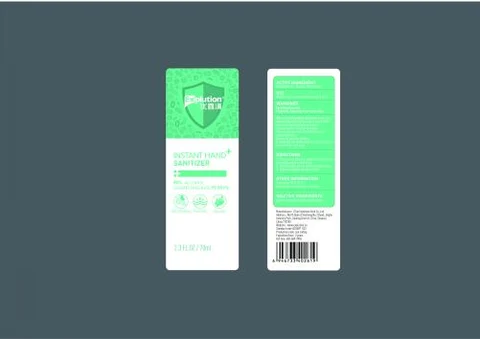 70 ml label
