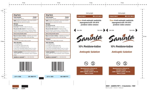 Saninta 10% Povidone-Iodine 포장