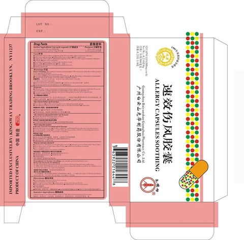 KGSALLERGY SOOTHING 포장