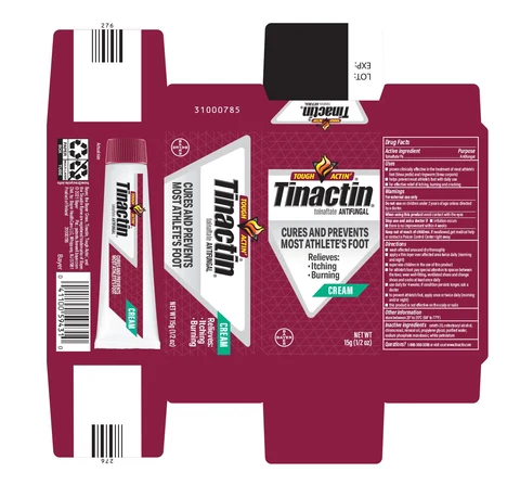 Tinactin packaging