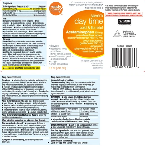 Severe Cold and Flu ReliefDaytime 포장
